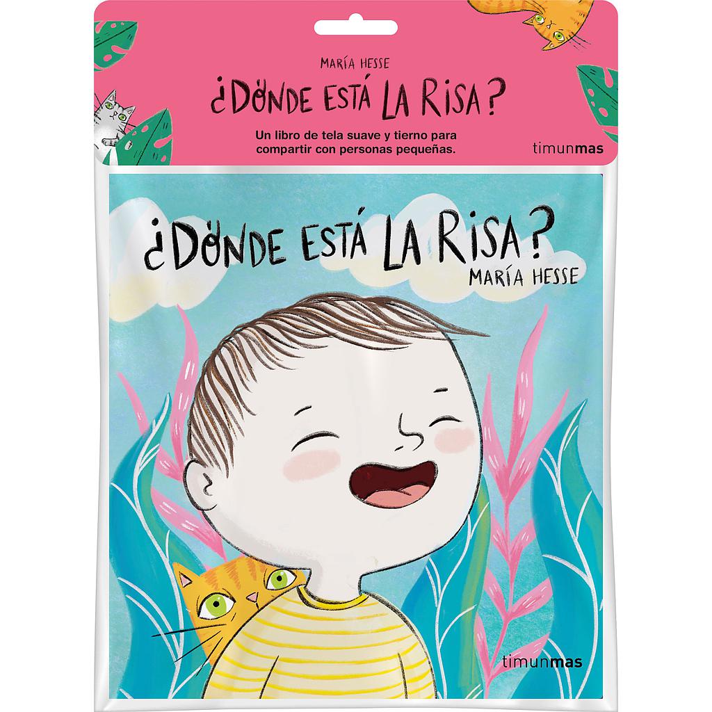 ¿Dónde está la risa? Libro de tela