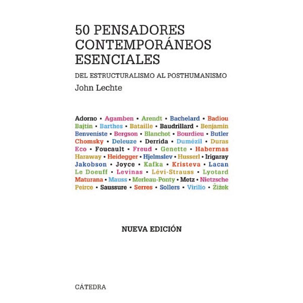 Cincuenta pensadores contemporáneos esenciales