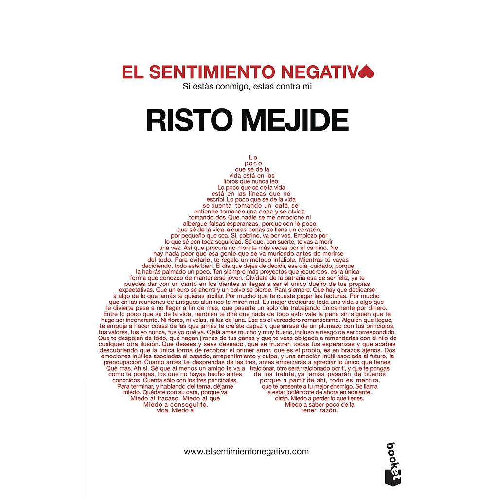 El sentimiento negativo