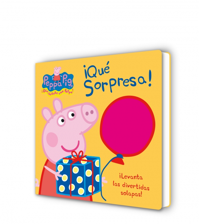 Peppa Pig. Libro de cartón con solapas - ¡Qué sorpresa!