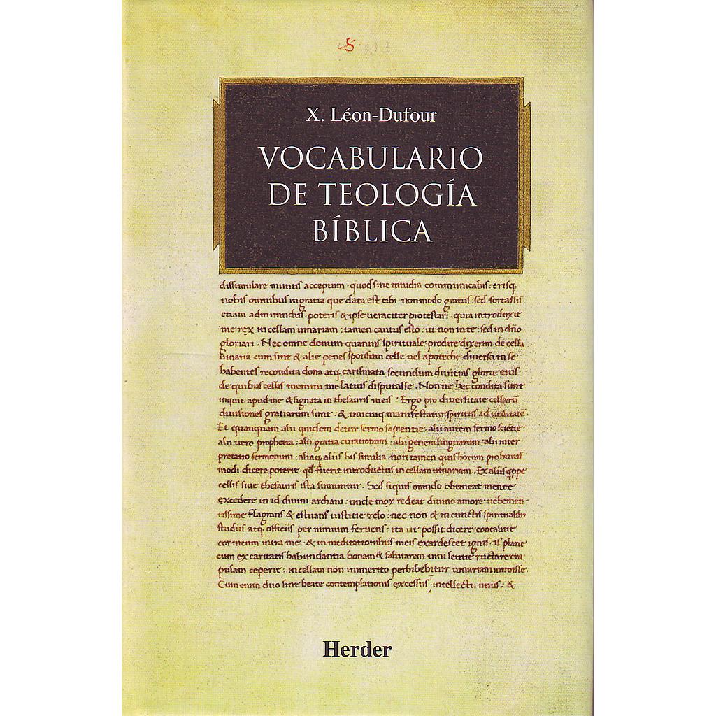 Vocabulario de teología bíblica