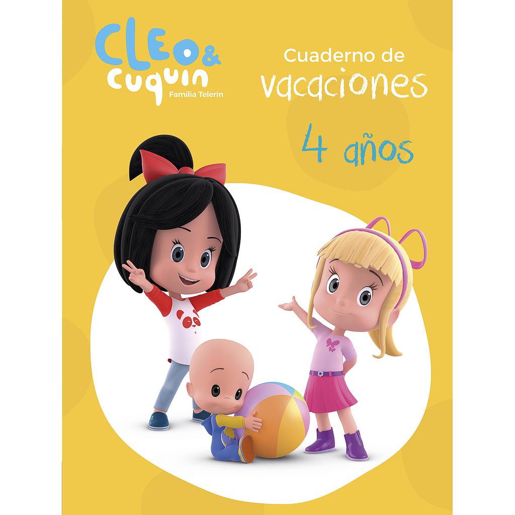 Cleo y Cuquín, Familia Telerín. Cuaderno de vacaciones - 4 años