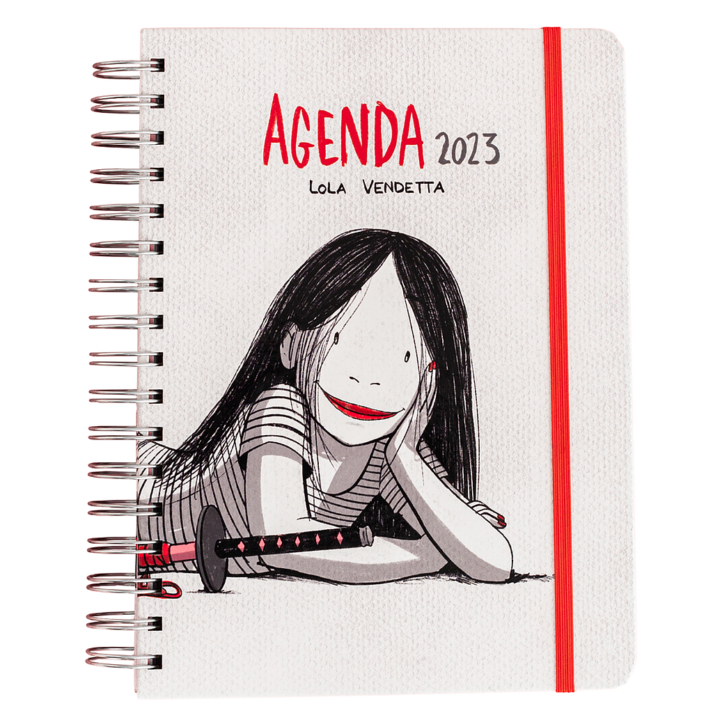 Agenda anual semana vista 2023 Lola Vendetta
