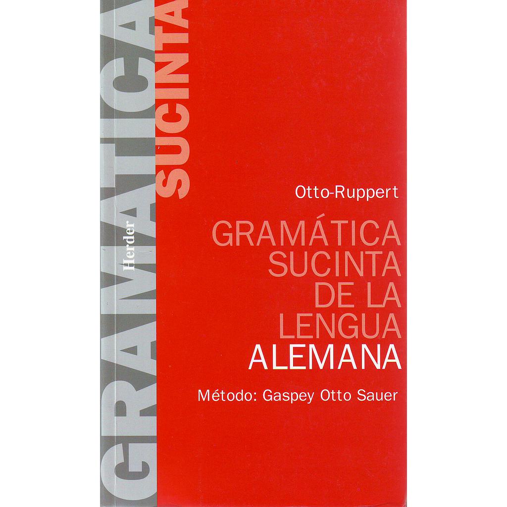 Gramática sucinta de la lengua alemana