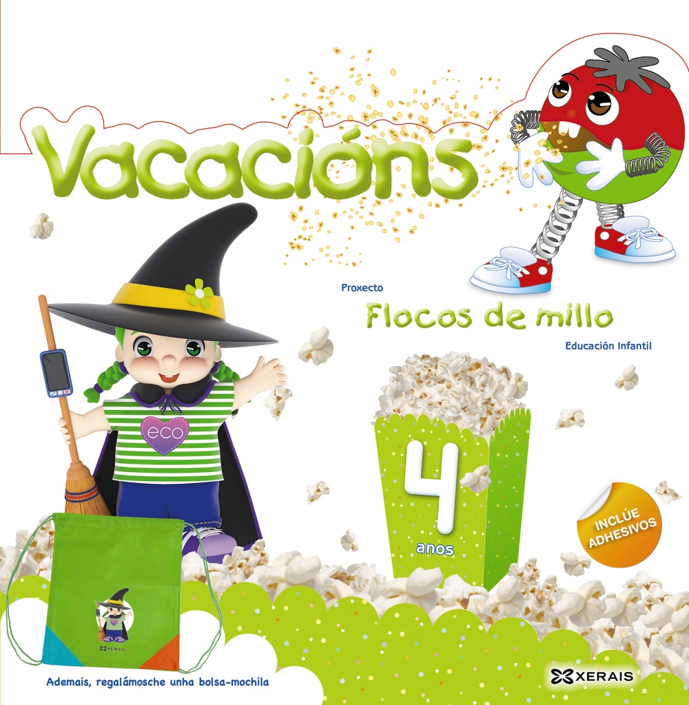 Flocos de millo. Vacacións 4 anos