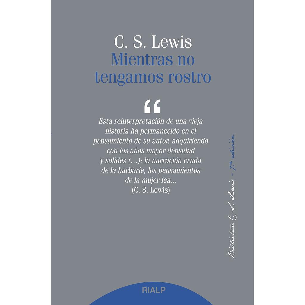 Mientras no tengamos rostro