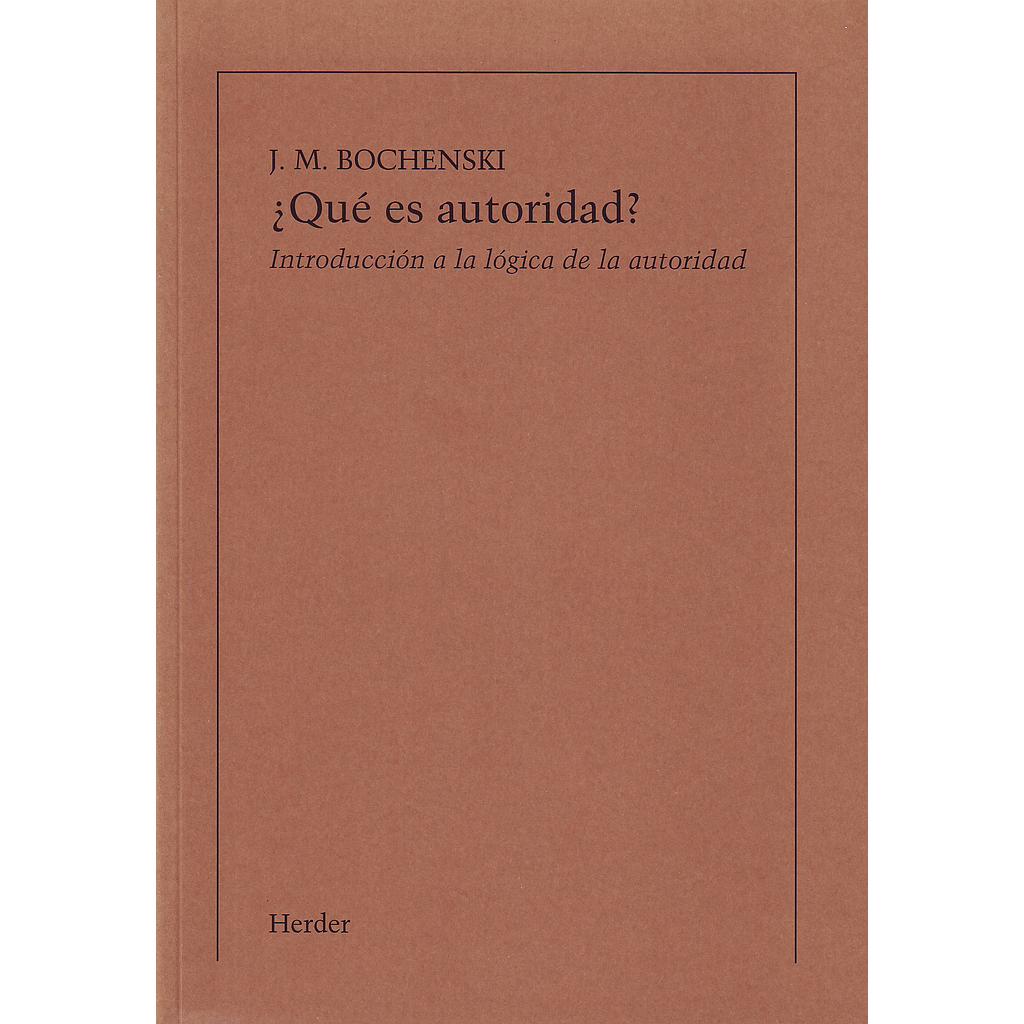 ¿Qué es autoridad?