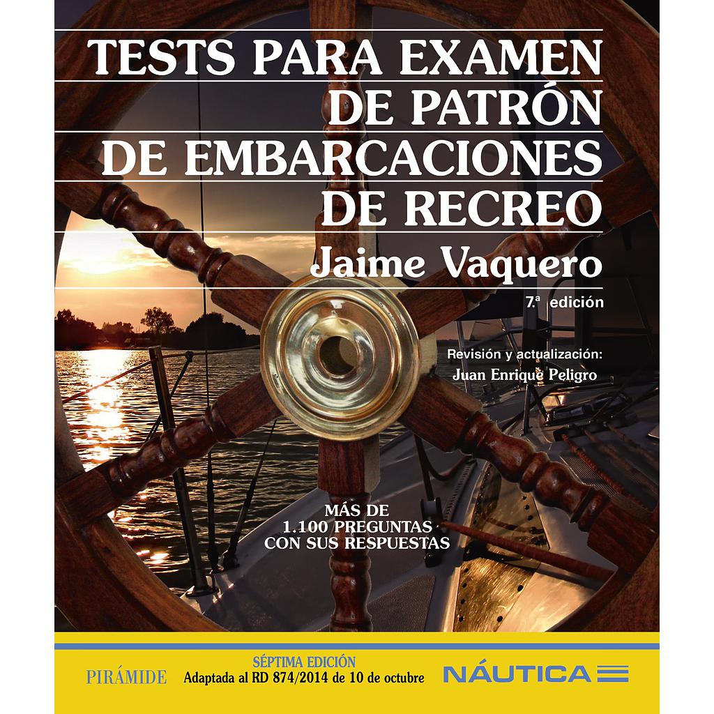 Tests para examen de patrón de embarcaciones de recreo