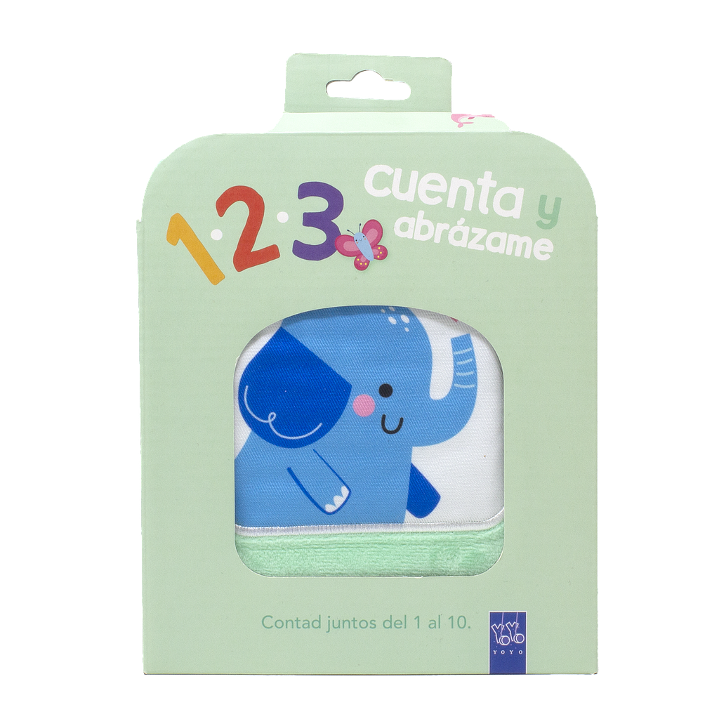 Cuenta y abrázame. Elefante