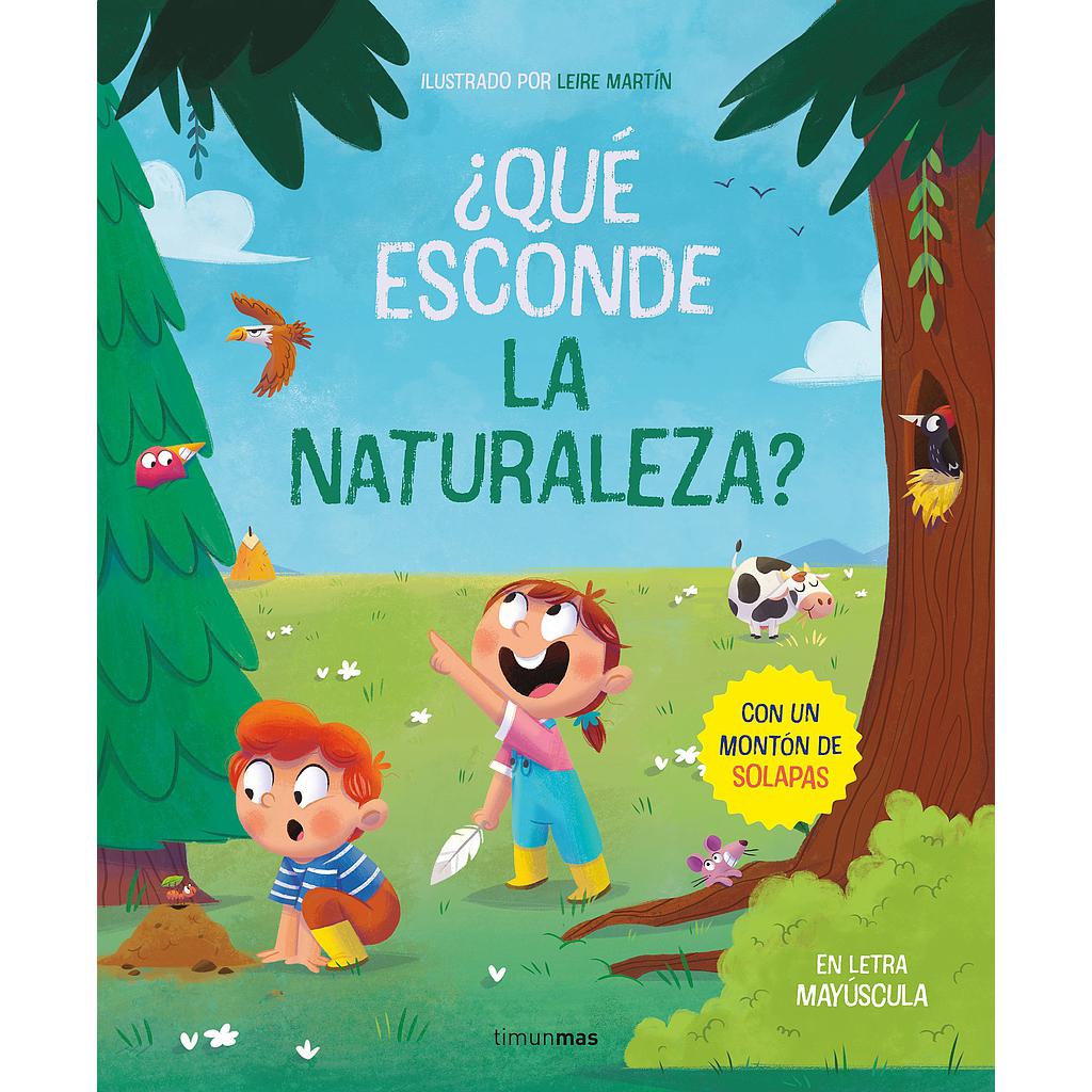 ¿Qué esconde la naturaleza? Libro con solapas