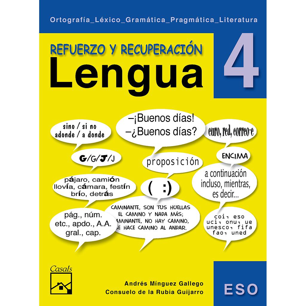 Refuerzo y recuperación. Lengua 4