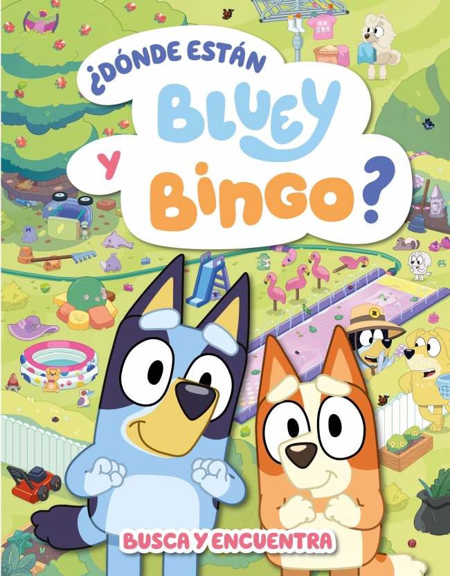 Bluey. Libro juguete - ¿Dónde están Bluey y Bingo? (edición en español)