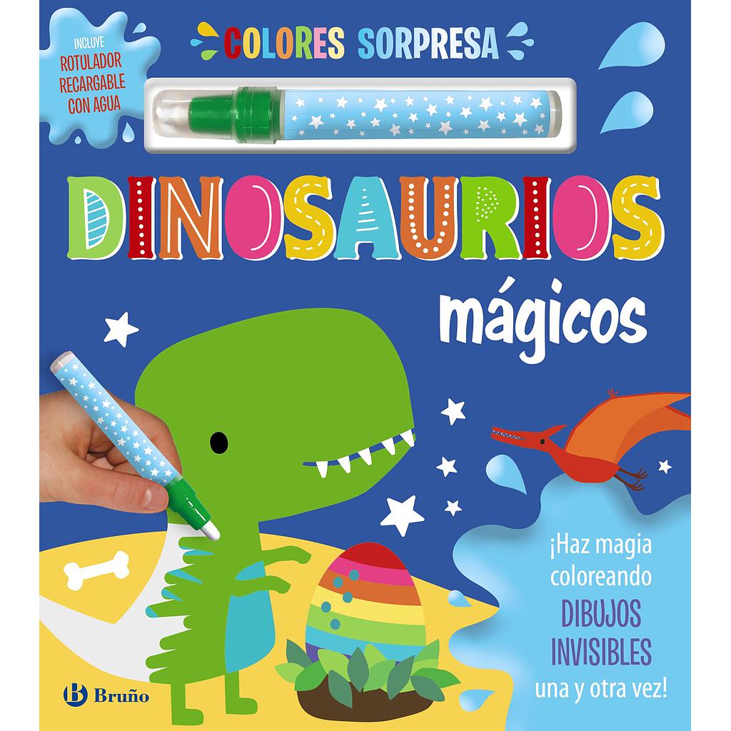 Colores sorpresa. Dinosaurios mágicos