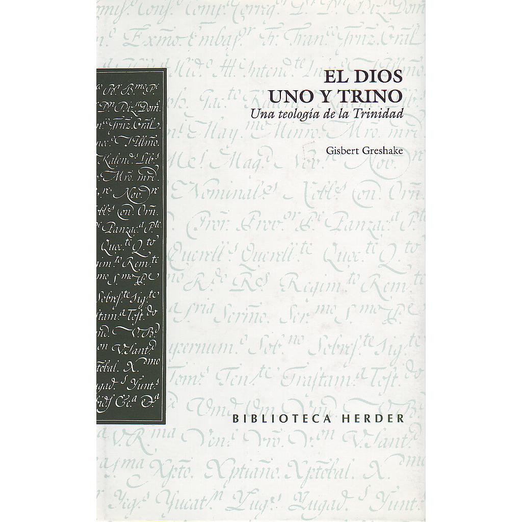 El Dios uno y trino