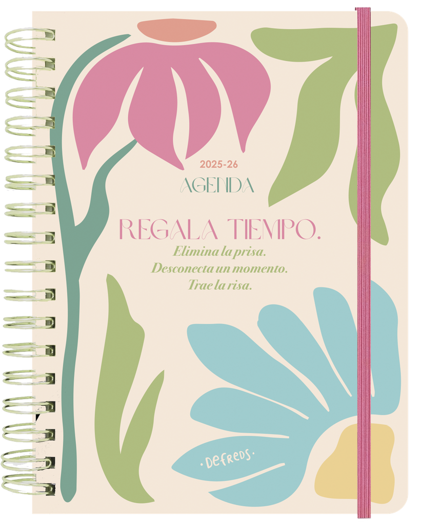 Agenda escolar semanal 2025-2026 Defreds