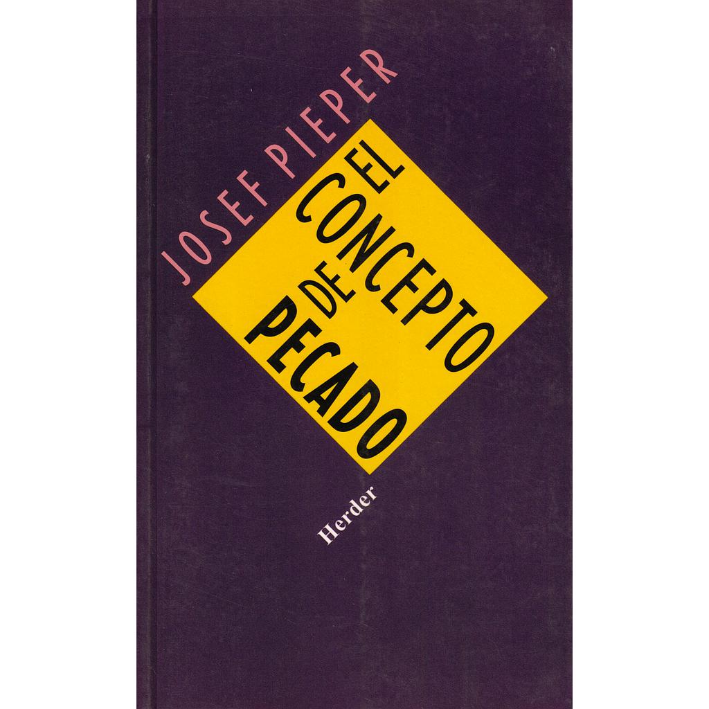 El concepto de pecado