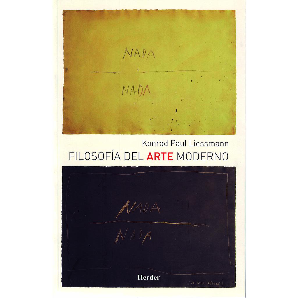 FILOSOFIA DEL ARTE MODERNO