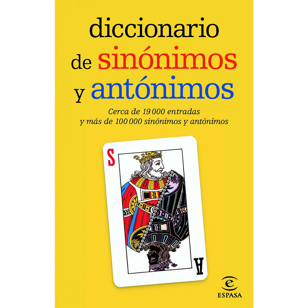 DICCIONARIO DE SINONIMOS Y ANTONIMOS
