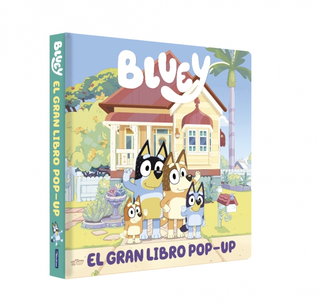 Bluey. Libro de cartón con solapas - El gran libro Pop-up de Bluey