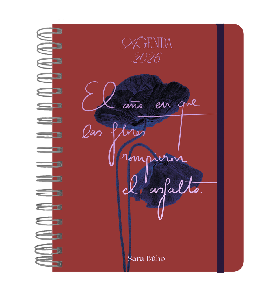 Agenda anual diaria 2026 Sara Búho