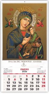 Calendario de pared lámina Española Pequeño 2026 