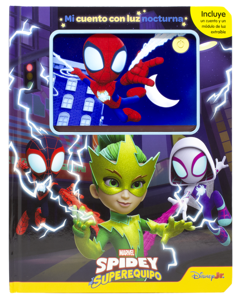 Spidey y su superequipo. Mi cuento con luz nocturna