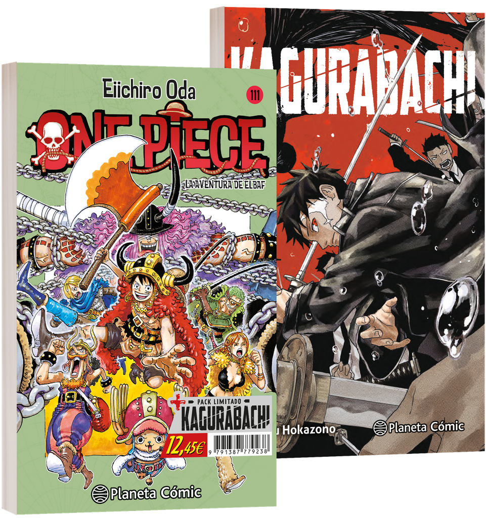 One Piece nº 111 + Kagurabachi nº 01 (Pack especial)