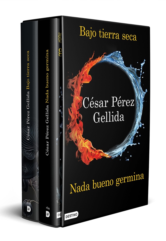 Estuche Bajo tierra seca nada bueno germina