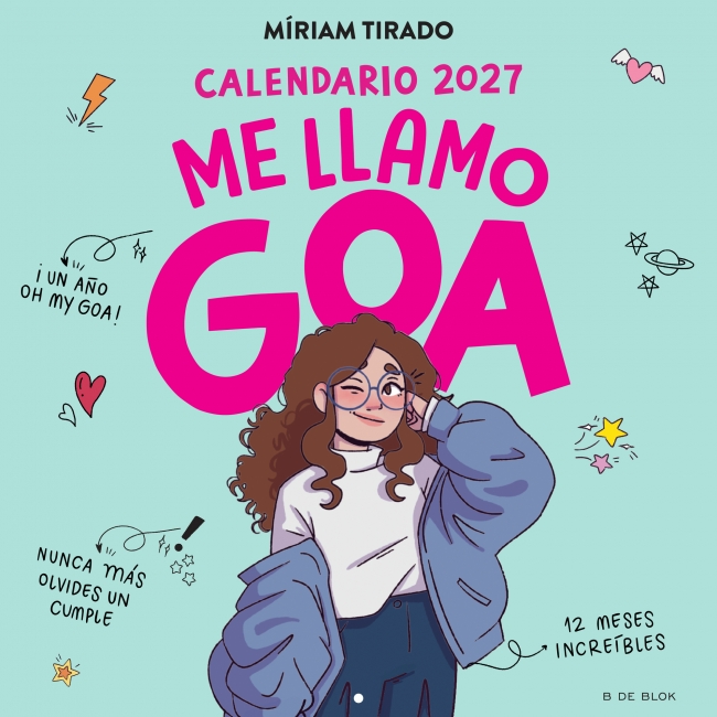 Calendario 2027 - Me llamo Goa