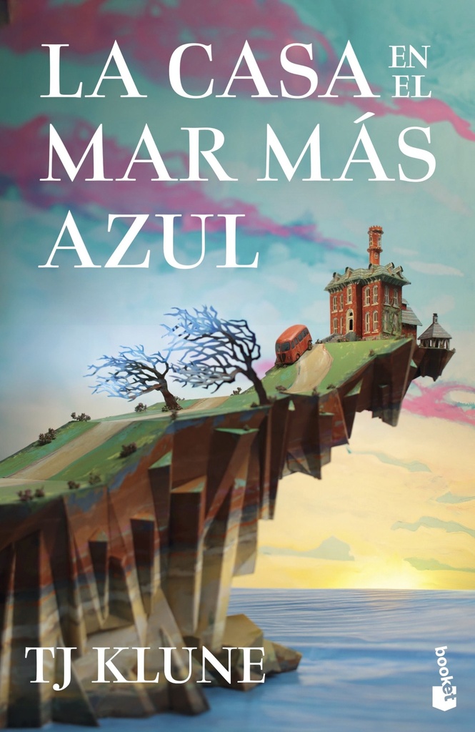 La casa en el mar más azul