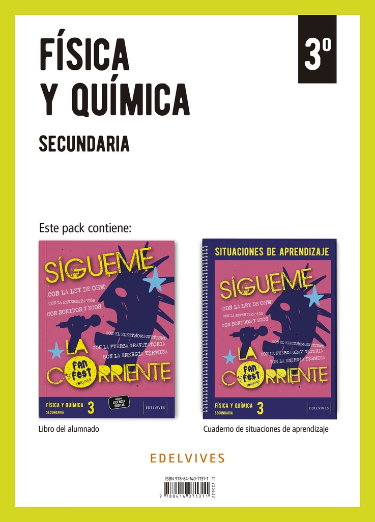Proyecto: FanFest. Física y Química 3 Secundaria. Libro del alumnado + Cuaderno