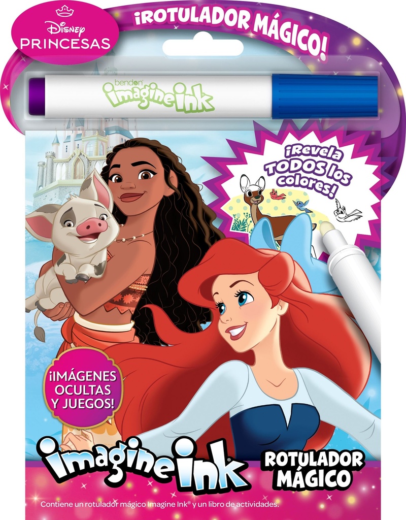 Princesas. Rotulador mágico 3