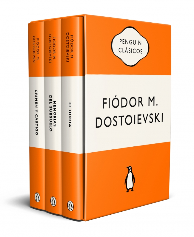 Estuche Dostoievski (contiene: Crimen y castigo | Memorias del subsuelo | El idiota)