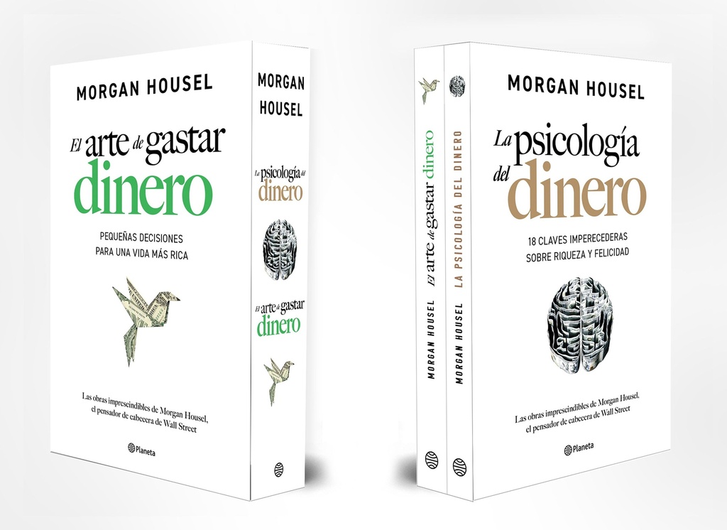 Estuche Morgan Housel: La psicología del dinero y El arte de gastar dinero