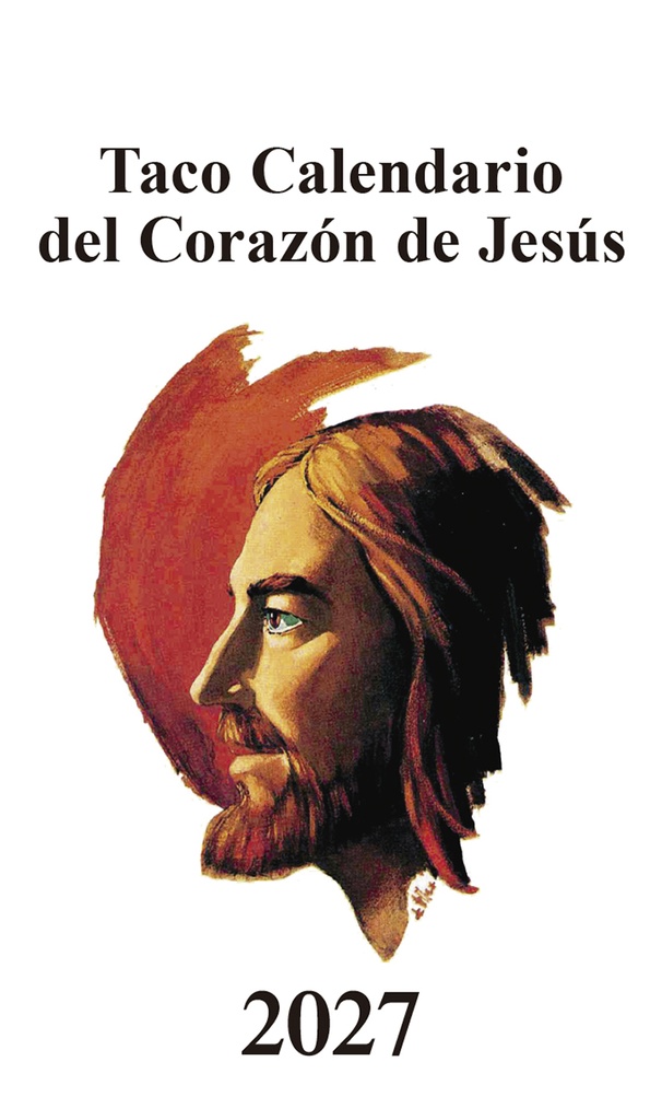 Taco Calendario del Corazón de Jesús - Clásico con imán - 2027