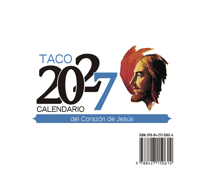 Taco Calendario del Corazón de Jesús - Notas sin soporte - 2027