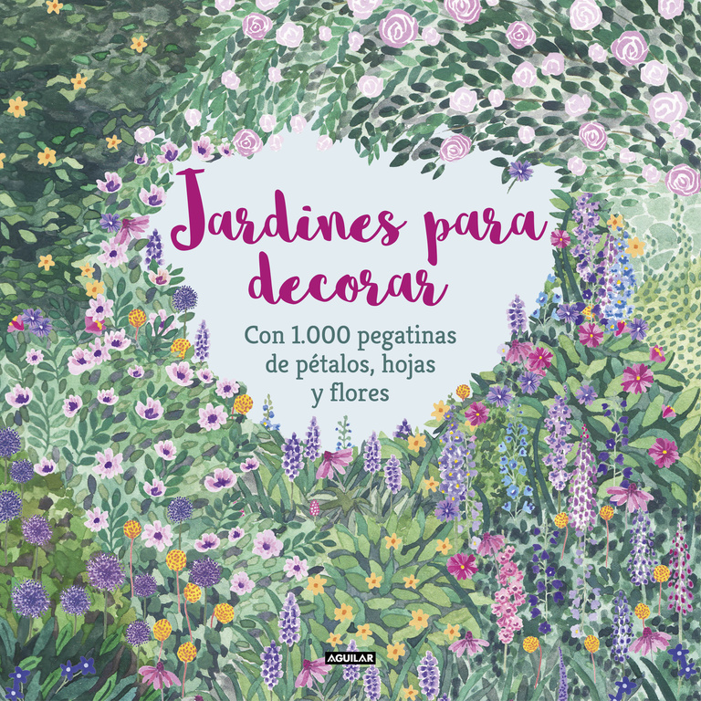 Jardines para decorar con 1.000 pegatinas de pétalos, hojas y flores