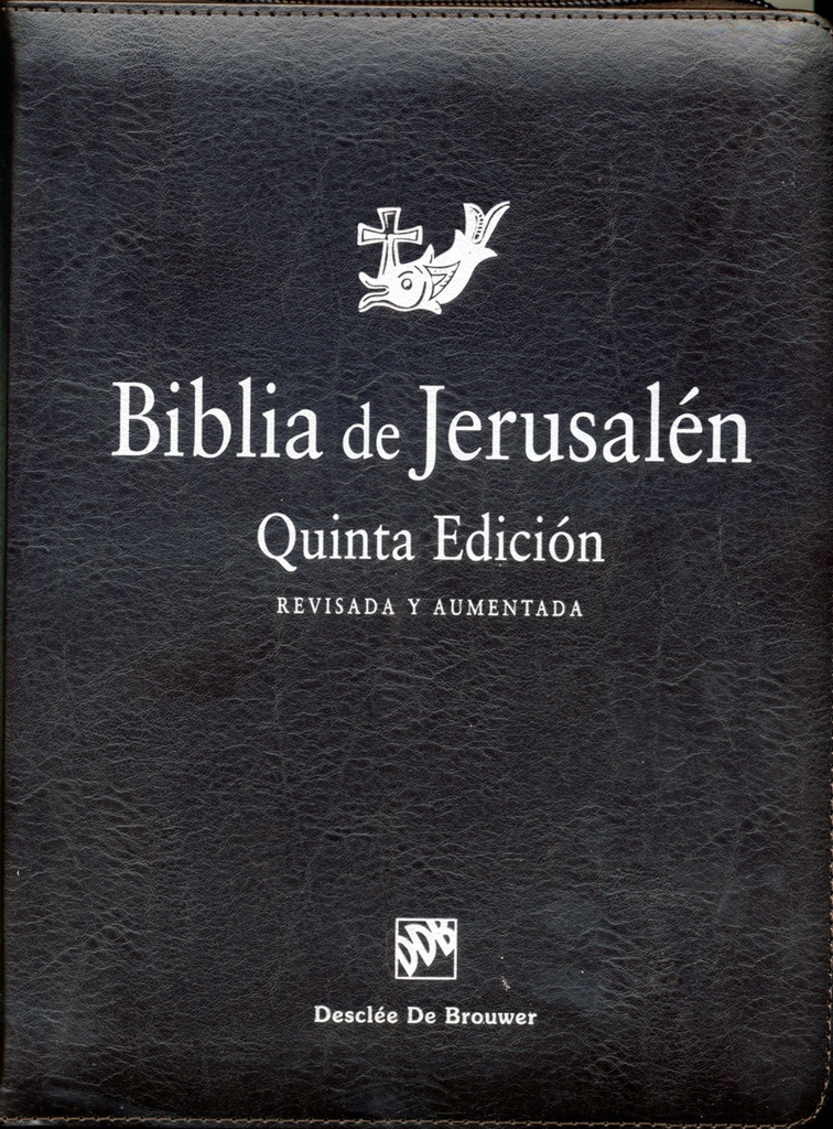 Biblia de Jerusalén manual funda y cremallera