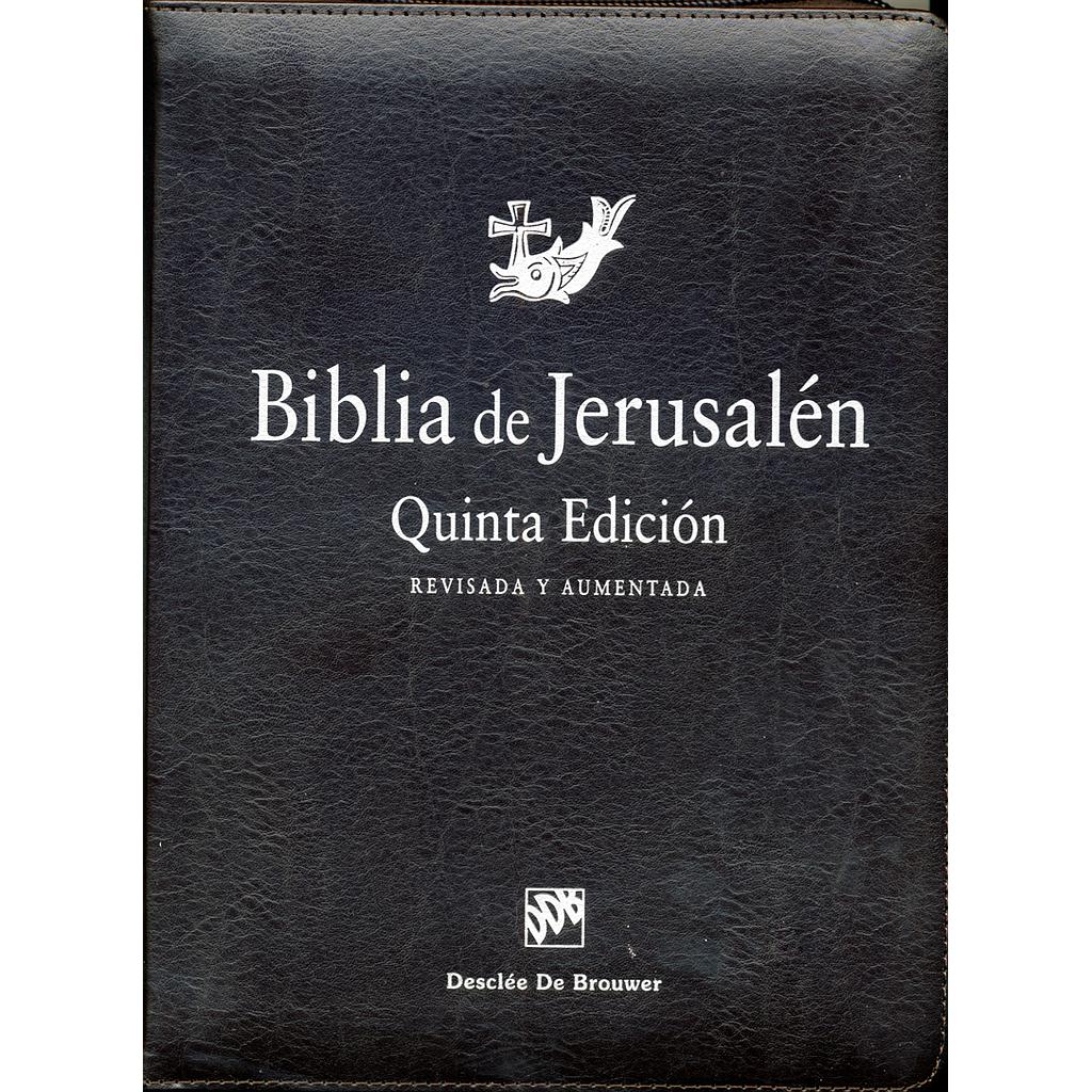 Biblia de Jerusalén manual funda y cremallera