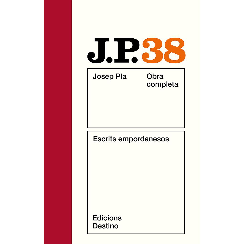 O.C.J.PLA 38 ESCRITS EMPORDANESOS