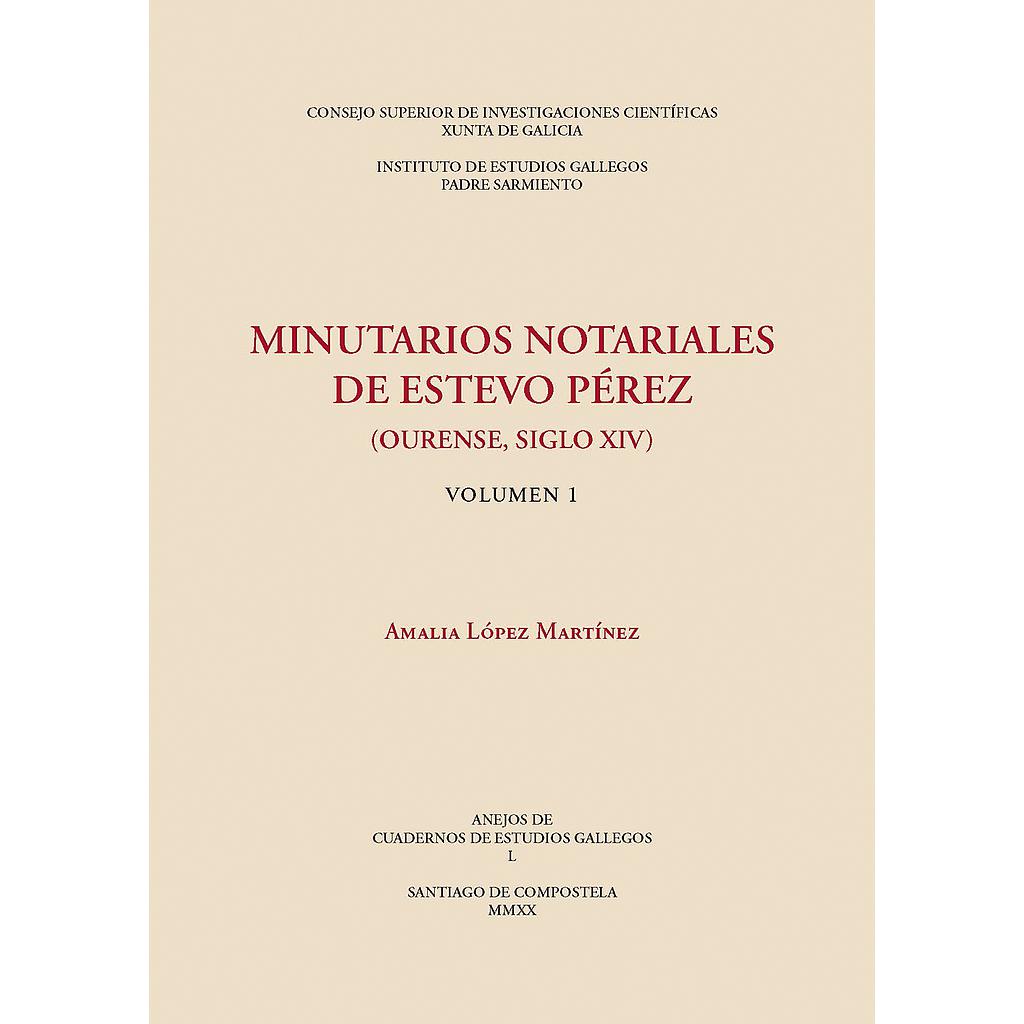 Minutarios notariales de Estevo Pérez (Ourense, siglo XIV)