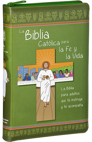 La Biblia Católica para la Fe y la Vida (símil piel con cremallera)