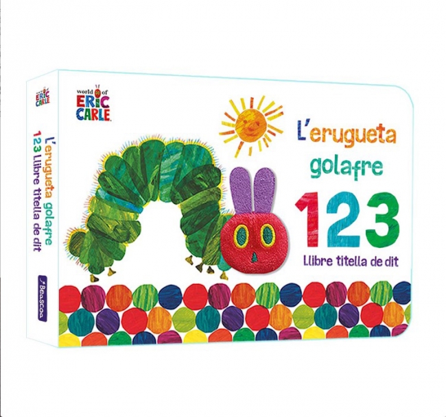 L'erugueta golafre 1 2 3. Llibre titella de dit (Col·lecció Eric Carle)