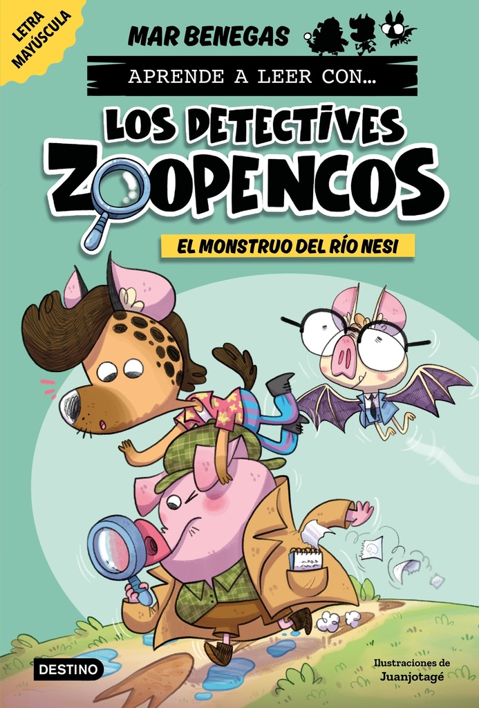 Aprende a leer con... ¡Los Detectives Zoopencos! 1. El monstruo del río Nesi