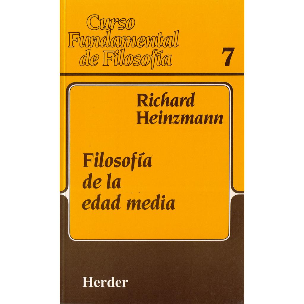 FILOSOFIA EDAD MEDIA/Herder