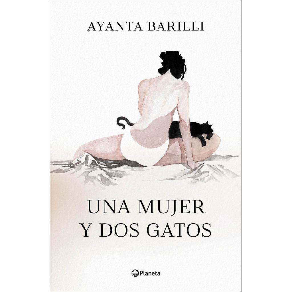 Una mujer y dos gatos