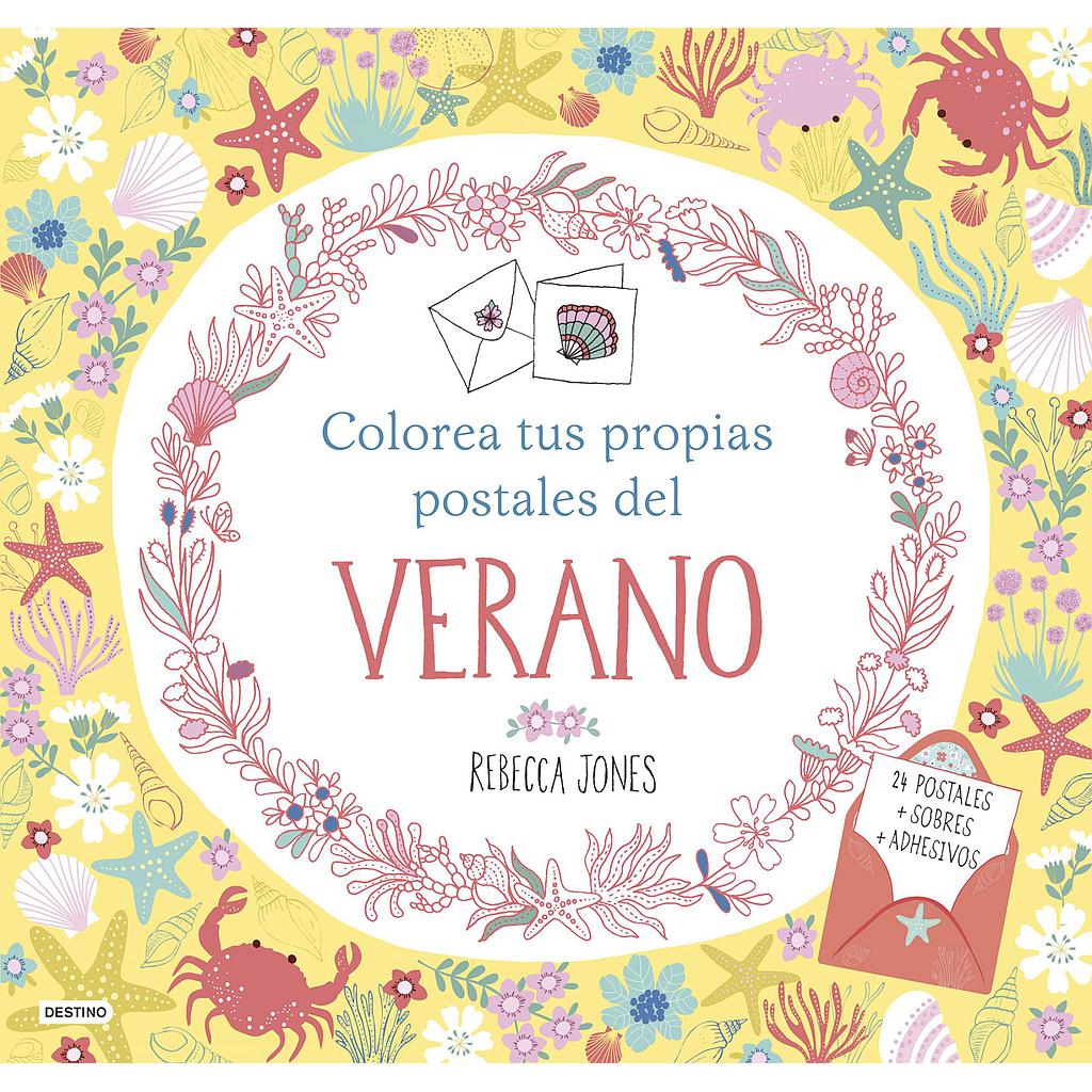 Colorea tus propias postales del verano