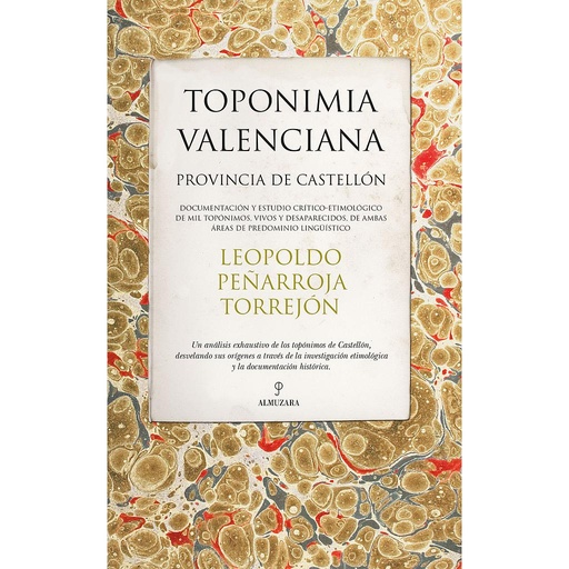 [9788410520363] TOPONIMIA VALENCIANA