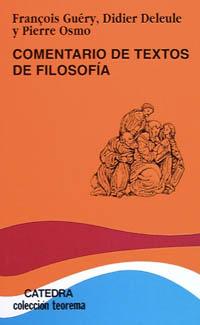 [9788437611709] Comentario de textos de filosofía
