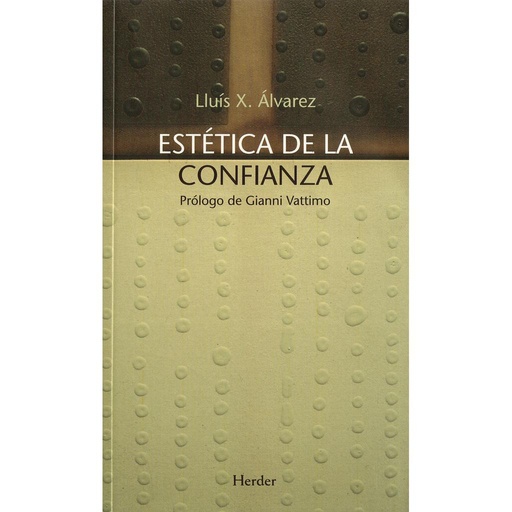 [9788425424564] ESTETICA DE LA CONFIANZA